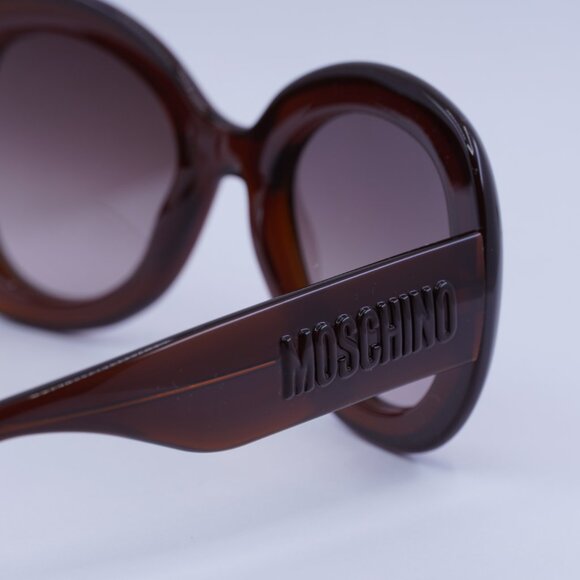 Moschino MOS162/S 009Q HA Sunglasses Brown Butterfly Frame, Brown Lenses main image 4
